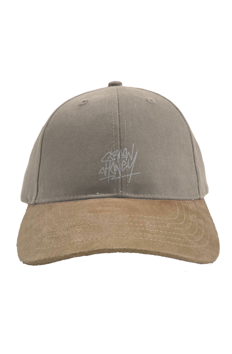 Faux Suede Bill Cap