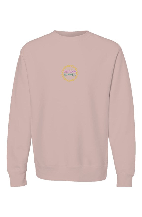 Outlaw Flower Threaded Crewneck